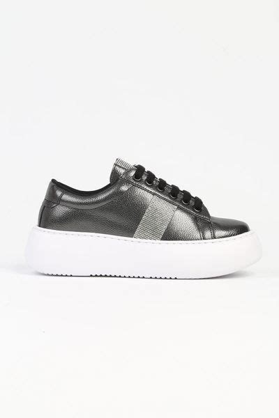 women's silver colored sneakers.